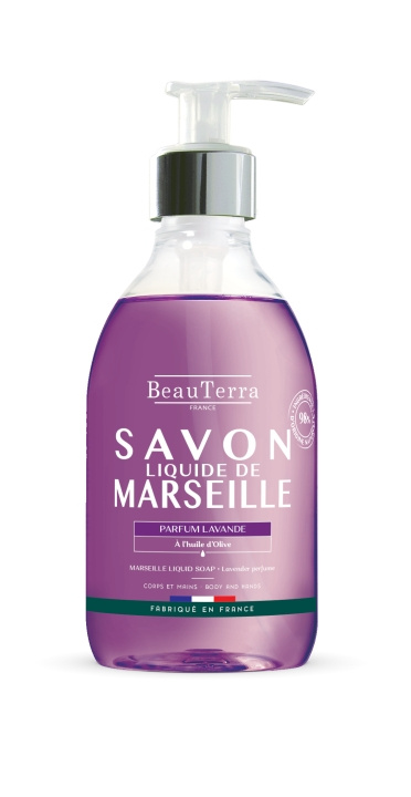 BeauTerra Marseille flytende såpe – Lavendel – 300 ml i gruppen HELSE OG SKJØNNHET / Hudpleie / Kroppspleie / Duftsåpe hos TP E-commerce Nordic AB (D42387)