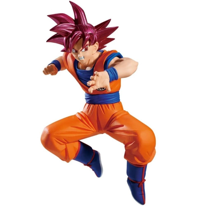 Banpresto DRAGON BALL SUPER MATCH MAKERS SUPER SAIYAN GOD SON GOKU (mot BEERUS) i gruppen LEKER, BARN OG BABY / Leker / Figurer, miniatyrer og tilbehør hos TP E-commerce Nordic AB (D42448)