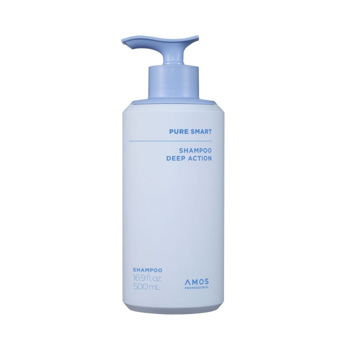Amos Professional Pure Smart Shampoo Deep Action – 500 ml i gruppen HELSE OG SKJØNNHET / Hår & styling / Hårpleie / Sjampo hos TP E-commerce Nordic AB (D42500)