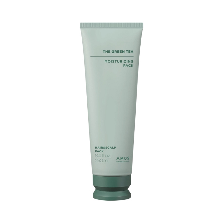 Amos Professional Green Tea Moisturizing Pack – Grønn – 250 ml i gruppen HELSE OG SKJØNNHET / Hår & styling / Hårpleie hos TP E-commerce Nordic AB (D42502)
