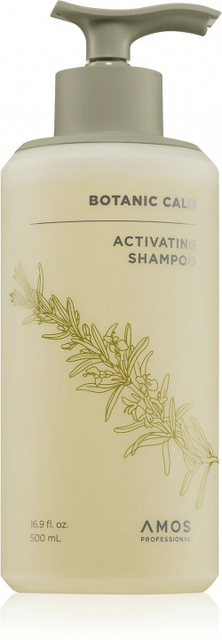 Amos Professional Botanic Calm Activating Shampoo – 500 ml i gruppen HELSE OG SKJØNNHET / Hår & styling / Hårpleie / Sjampo hos TP E-commerce Nordic AB (D42508)