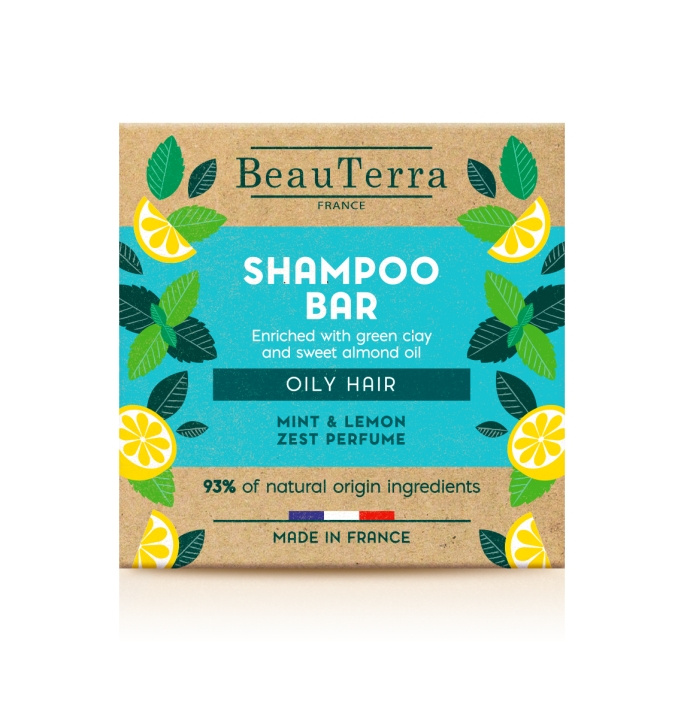 BeauTerra Shampoobar – Fett hår – 75 i gruppen HELSE OG SKJØNNHET / Hår & styling / Hårpleie / Sjampo hos TP E-commerce Nordic AB (D42536)