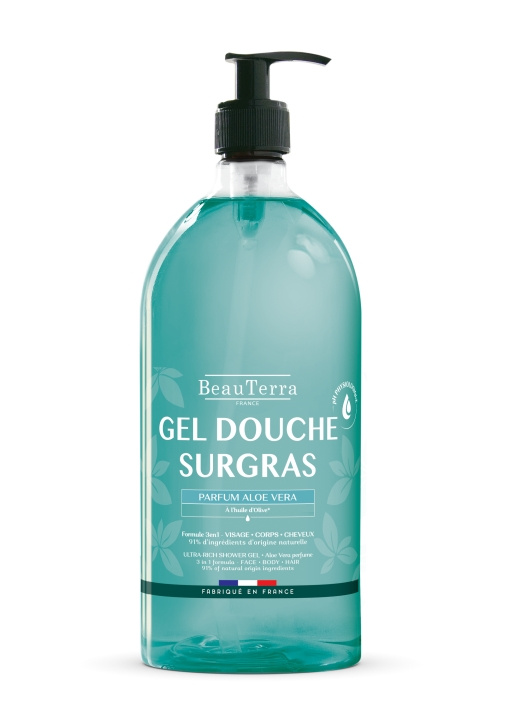 BeauTerra Ultra Rich Shower Gel – Aloe Vera Parfum – 1 l i gruppen HELSE OG SKJØNNHET / Hudpleie / Kroppspleie / Bad- og dusjkrem hos TP E-commerce Nordic AB (D42539)