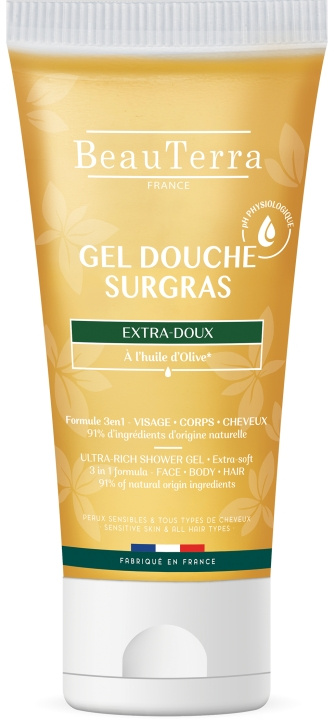 BeauTerra Ultra Rich Shower Gel – Høy toleranse – 200 ml i gruppen HELSE OG SKJØNNHET / Hudpleie / Kroppspleie / Bad- og dusjkrem hos TP E-commerce Nordic AB (D42542)