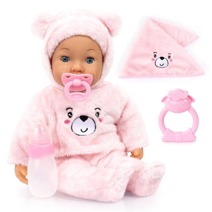 Bayer Piccolina Magic Tears 42 cm – Rosa (94230AA) i gruppen LEKER, BARN OG BABY / Leker / Dukker & tilbehør hos TP E-commerce Nordic AB (D42559)