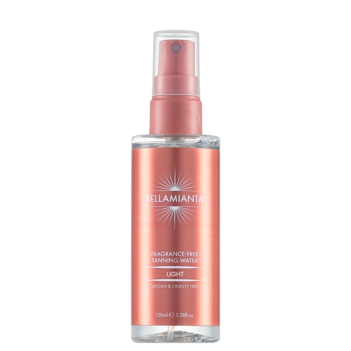 Bellamianta Fragrance Free Tanning Water Light 100 ml i gruppen HELSE OG SKJØNNHET / Hudpleie / Soling / Brun uten sol hos TP E-commerce Nordic AB (D42674)