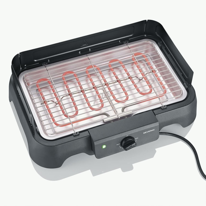 Severin Elektrisk BBQ bordsgrill med grillgaller PG 8593 i gruppen HJEM, HUS OG HAGE / Hageprodukter / Griller & Grilltilbehør hos TP E-commerce Nordic AB (D42753)