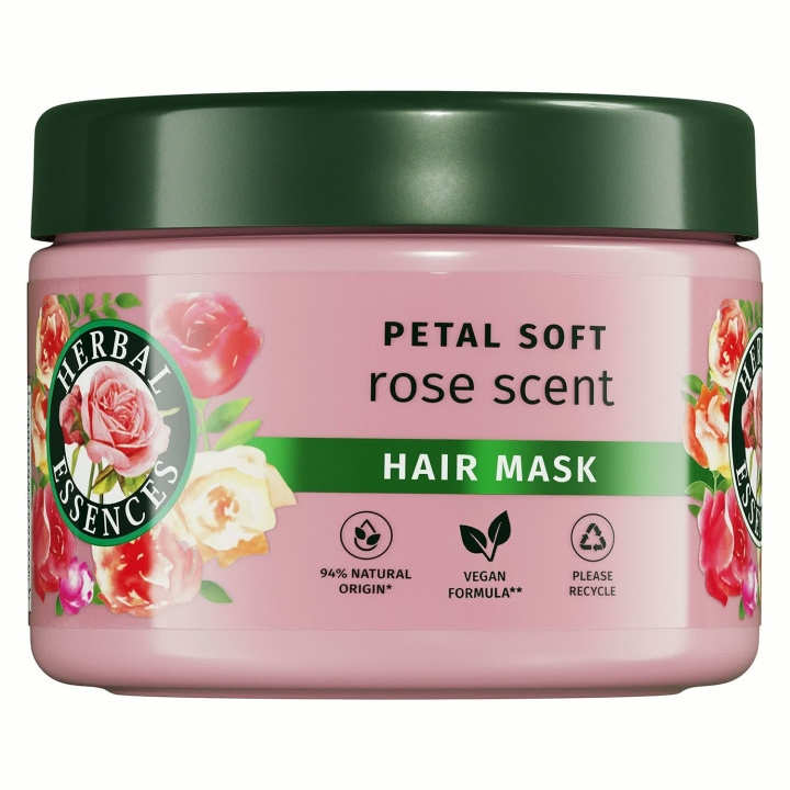 Herbal Essences Rose Scent Petal Soft Hårinpackning, 300ml i gruppen HELSE OG SKJØNNHET / Hår & styling / Hårpleie / Hårmaske hos TP E-commerce Nordic AB (D42803)