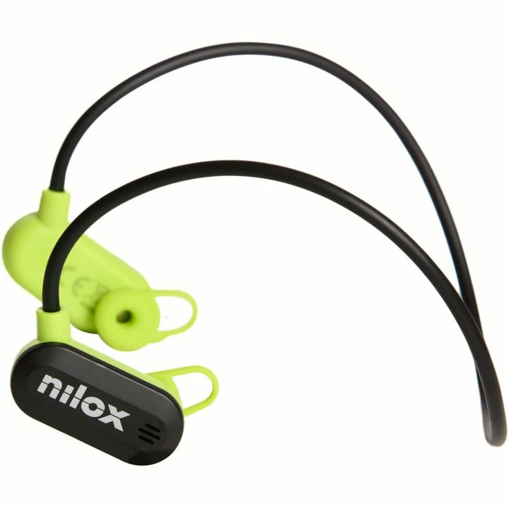 Nilox Hörlurar Sport Air Conduction ENC Airtunes Svart/Lime i gruppen Elektronikk / Lyd & Bilde / Hodetelefoner & Tilbehør / Hodetelefoner hos TP E-commerce Nordic AB (D42824)
