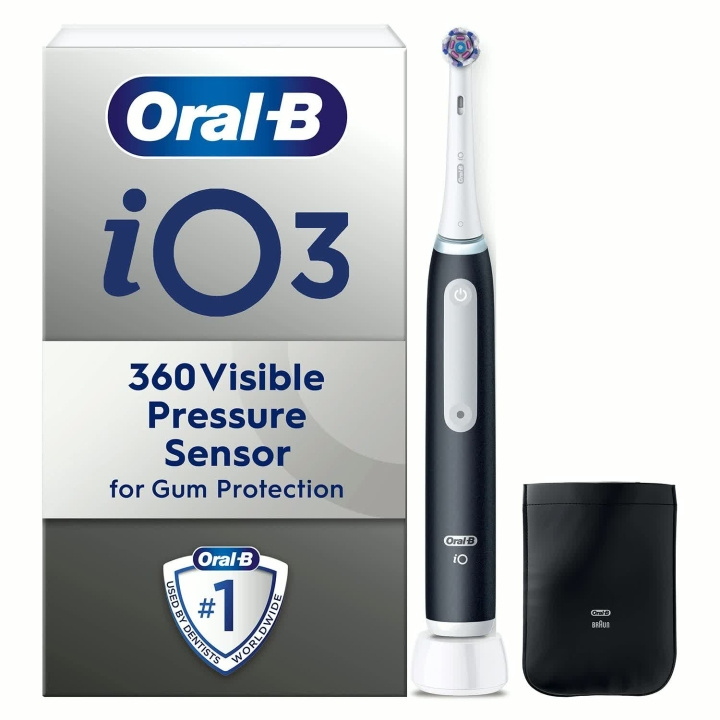 Oral B Borsthuvud iO White Clean Black i gruppen HELSE OG SKJØNNHET / Munnpleie / Elektriske tannbørster tilbehør hos TP E-commerce Nordic AB (D42832)