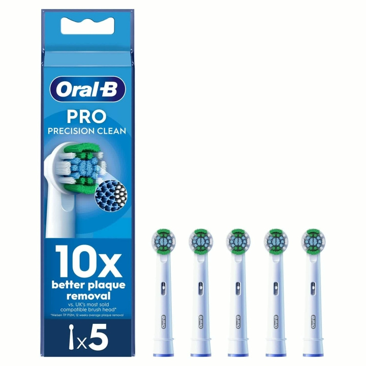 Oral B Borsthuvud Precision Clean 5st i gruppen HELSE OG SKJØNNHET / Munnpleie / Elektriske tannbørster tilbehør hos TP E-commerce Nordic AB (D42836)