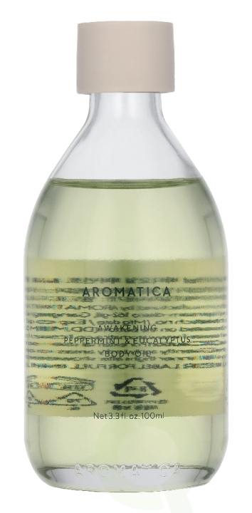 Aromatica Awakening Peppermint & Eucalyptus Body Oil 100 ml i gruppen HELSE OG SKJØNNHET / Hudpleie / Kroppspleie / Body lotion hos TP E-commerce Nordic AB (D42922)
