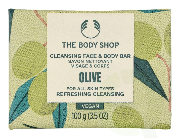The Body Shop Olive Cleansing Face & Body Bar 100 g i gruppen HELSE OG SKJØNNHET / Hudpleie / Ansikt / Rengjøring hos TP E-commerce Nordic AB (D42938)
