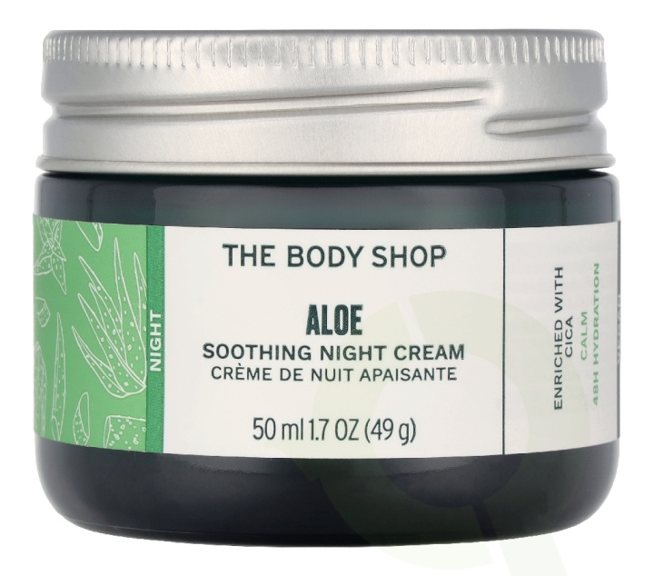 The Body Shop Aloe Soothing Night Cream 50 ml i gruppen HELSE OG SKJØNNHET / Hudpleie / Ansikt / Nattkrem hos TP E-commerce Nordic AB (D42946)