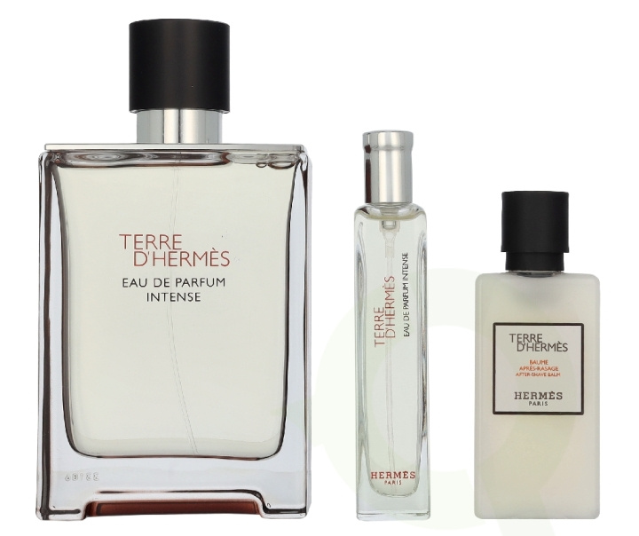 Hermes Terre D\'Hermes Giftset 155 ml Edp Spray Intense 100ml/Edp Spray Intense Spray 15ml/After Shave Balm 40ml i gruppen HELSE OG SKJØNNHET / Duft og parfyme / Parfyme / Parfyme for han hos TP E-commerce Nordic AB (D42994)