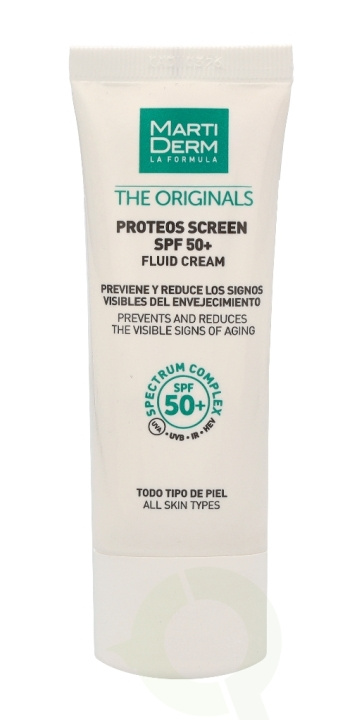 Martderm Martiderm The Originals Proteos Screen Fluid Cream SPF50+ 40 ml i gruppen HELSE OG SKJØNNHET / Hudpleie / Soling / Solkrem hos TP E-commerce Nordic AB (D43000)