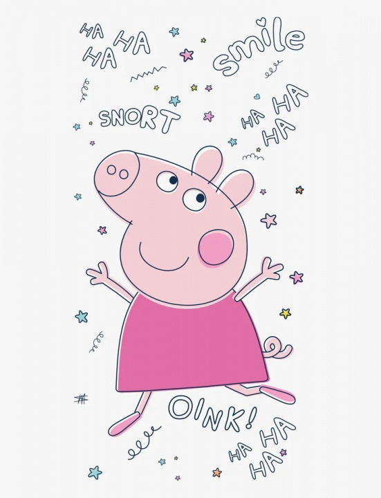 BrandMac Håndkle – 70 x 140 cm – Peppa Pig (113500) i gruppen HJEM, HUS OG HAGE / Baderom / Håndklær hos TP E-commerce Nordic AB (D43070)