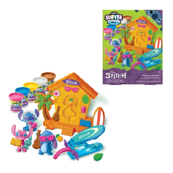 Disney Cra-Z-Art – «Disney» Stitch Softee-figurform (CRDOUGH50D) i gruppen LEKER, BARN OG BABY / Leker / Figurer, miniatyrer og tilbehør hos TP E-commerce Nordic AB (D43094)