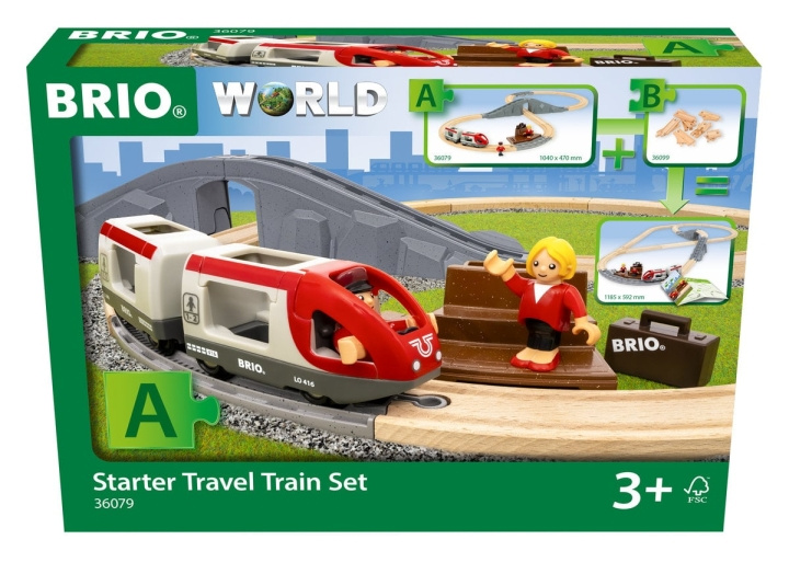 BRIO Starter-togsett – 36079 i gruppen LEKER, BARN OG BABY / Leker / Byggeleker / Brio Tågbanor hos TP E-commerce Nordic AB (D43110)