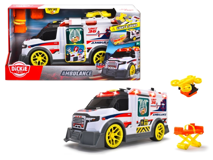 Dickie Toys Ambulanse (203307003) i gruppen LEKER, BARN OG BABY / Leker / Lekebiler hos TP E-commerce Nordic AB (D43137)