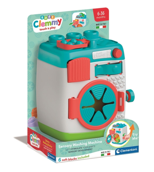 Clementoni Sensorisk vaskemaskin (I-17582) i gruppen LEKER, BARN OG BABY / Babyleker (0-3 år) / Aktivitetsleker hos TP E-commerce Nordic AB (D43171)