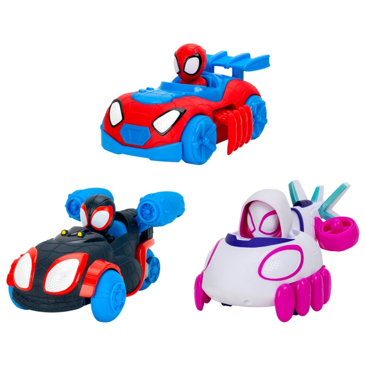 Disney Spidey – Web Action Speedsters, blandet utvalg (SNF0374) i gruppen LEKER, BARN OG BABY / Leker / Figurer, miniatyrer og tilbehør hos TP E-commerce Nordic AB (D43178)