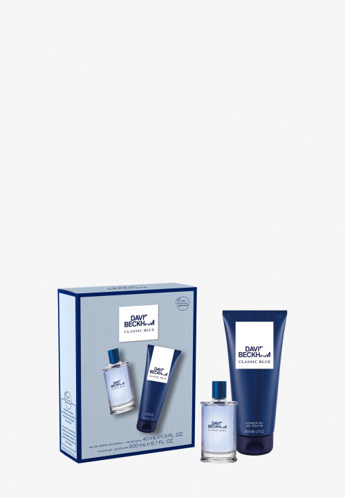 David Beckham Beckham XMAS Classic Blue EDT 50 ml + dusjgel 200 ml i gruppen HELSE OG SKJØNNHET / Duft og parfyme / Parfyme / Parfymebokser hos TP E-commerce Nordic AB (D43252)