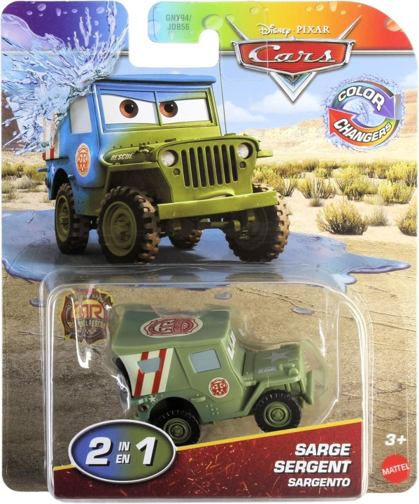 Cars – Color Changer – Sarge (JHD87) i gruppen LEKER, BARN OG BABY / Leker / Lekebiler hos TP E-commerce Nordic AB (D43256)