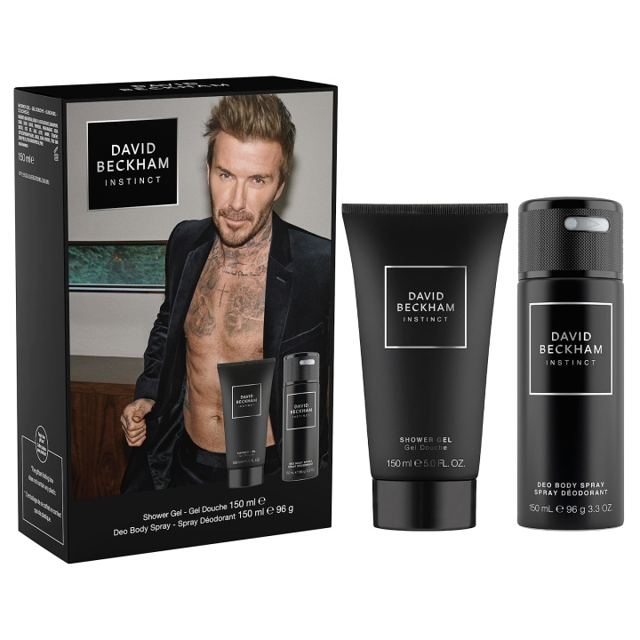 David Beckham XMAS Instinct Deodorantspray 150 ml + Dusjgel 150 ml i gruppen HELSE OG SKJØNNHET / Duft og parfyme / Parfyme / Parfymebokser hos TP E-commerce Nordic AB (D43265)