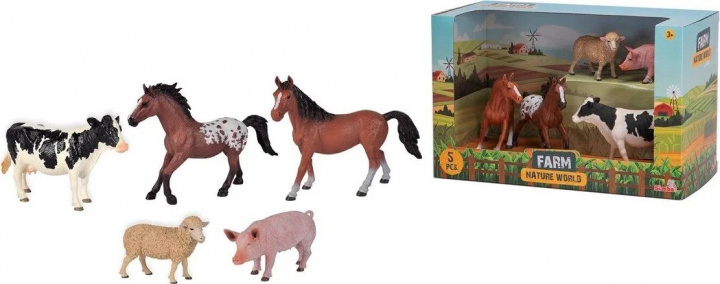 Dickie Toys Simba – Nature World – Sett med gårdsdyr (104343102) i gruppen LEKER, BARN OG BABY / Leker / Figurer, miniatyrer og tilbehør hos TP E-commerce Nordic AB (D43294)