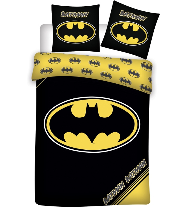 BrandMac Sengetøy – voksenstørrelse 140 x 200 cm – Batman (1000483) i gruppen HJEM, HUS OG HAGE / Innredning / Sengetøy hos TP E-commerce Nordic AB (D43337)