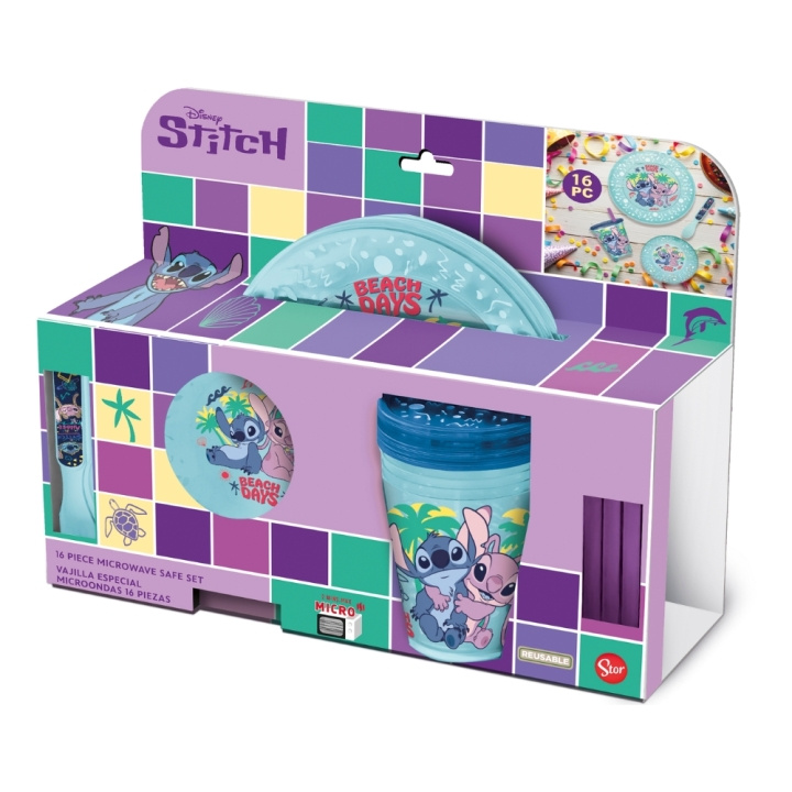 Disney Stitch – Festsett (68632) i gruppen LEKER, BARN OG BABY / Spise & drikke / Barneserviser hos TP E-commerce Nordic AB (D43414)