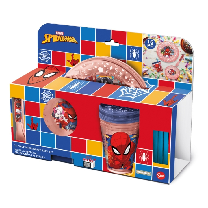 Disney Spiderman – Festsett (68633) i gruppen LEKER, BARN OG BABY / Spise & drikke / Barneserviser hos TP E-commerce Nordic AB (D43415)