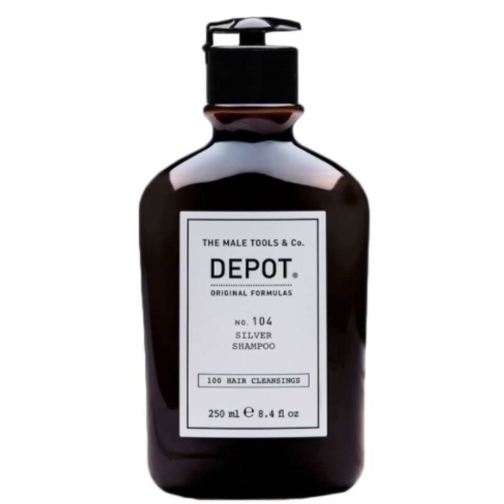 Depot The Male Tools & Co. Depot – Nr. 104 Silver Shampoo 250 ml i gruppen HELSE OG SKJØNNHET / Hår & styling / Hårpleie / Sjampo hos TP E-commerce Nordic AB (D43416)