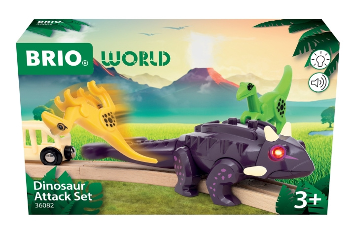 BRIO Dinosaur Attack-sett (36082) i gruppen LEKER, BARN OG BABY / Leker / Lekesett hos TP E-commerce Nordic AB (D43487)