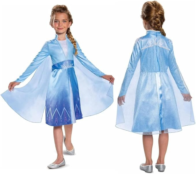 Disguise Disney Frost-kostyme – Snødronningen Elsa (116 cm) i gruppen LEKER, BARN OG BABY / Leker / Masker og kostymer hos TP E-commerce Nordic AB (D43555)