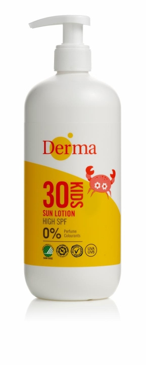 Derma Solkrem for barn SPF 30, 500 ml i gruppen HELSE OG SKJØNNHET / Hudpleie / Soling / Solkrem hos TP E-commerce Nordic AB (D43614)
