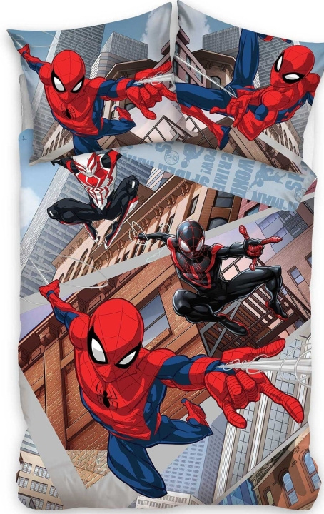 BrandMac Sengetøy – voksenstørrelse 140 x 200 cm – Spiderman (1001044) i gruppen HJEM, HUS OG HAGE / Innredning / Sengetøy hos TP E-commerce Nordic AB (D43637)