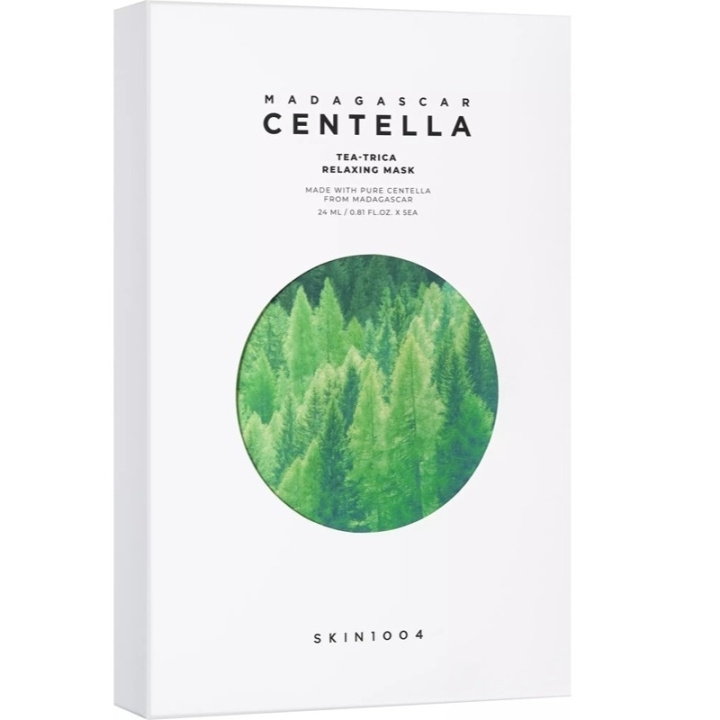 SKIN1004 Madagascar Centella Tea-Trica Relaxing Mask 5pcs i gruppen HELSE OG SKJØNNHET / Hudpleie / Ansikt / Masker hos TP E-commerce Nordic AB (D43701)