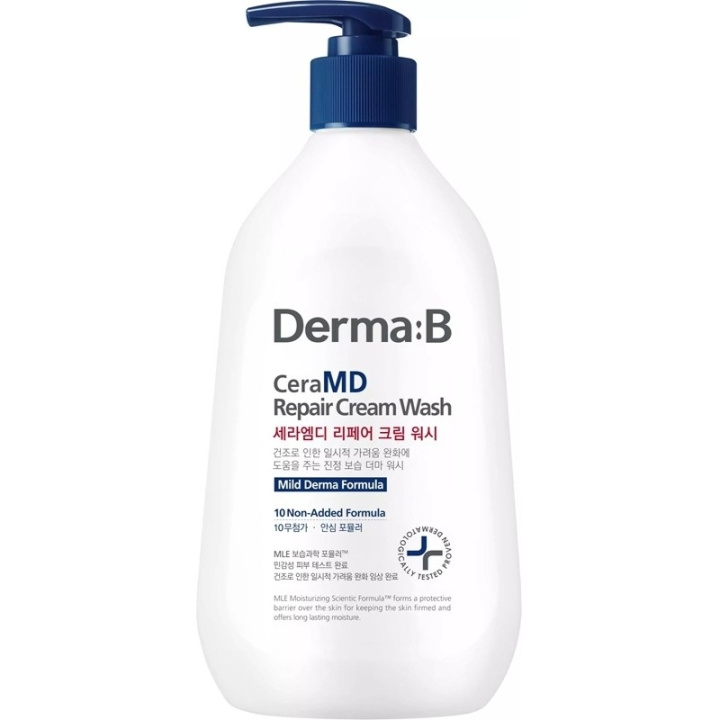 Derma:B CeraMD Cream Wash 400ml i gruppen HELSE OG SKJØNNHET / Hudpleie / Kroppspleie / Body lotion hos TP E-commerce Nordic AB (D43711)