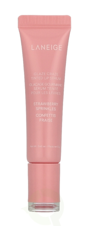 Laneige Glaze Craze Tinted Lip Serum 12 g Strawberry Spinkles i gruppen HELSE OG SKJØNNHET / Makeup / Lepper / Leppepomade hos TP E-commerce Nordic AB (D43793)