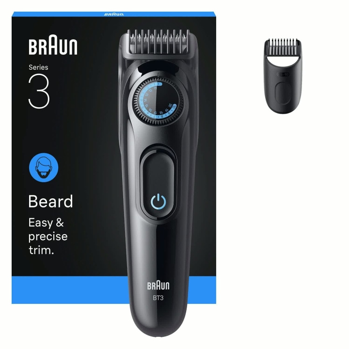 Braun Skäggtrimmer Styler BT3500 Black/Blue i gruppen HELSE OG SKJØNNHET / Hår & styling / Barbering og trimming / Skjeggtrimmere og tilbehør hos TP E-commerce Nordic AB (D44026)