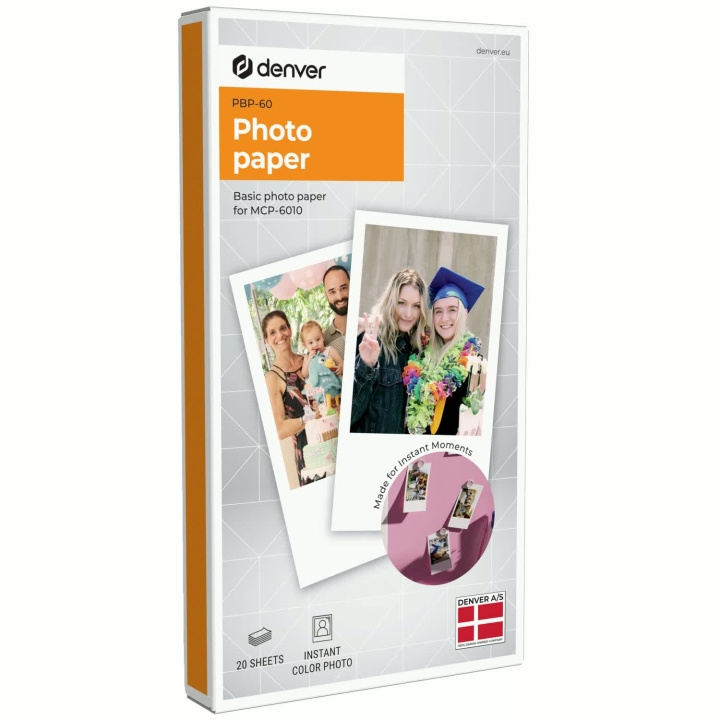 Denver Foto-papper för Denver MCP-6010 i gruppen Datautstyr / Skrivere og tilbehør / Skrivere / 3D-skrivere og tilbehør / Skrivare hos TP E-commerce Nordic AB (D44046)