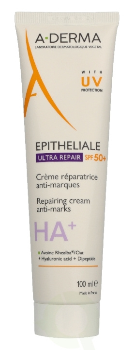 A-Derma Epitheliale Ultra Repair Anti-Marks Repair Cream SPF50+ 100 ml i gruppen HELSE OG SKJØNNHET / Hudpleie / Soling / Solkrem hos TP E-commerce Nordic AB (D44117)