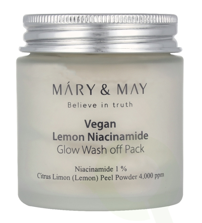 Mary & May Mary&May Lemon Niacinamide Glow Wash Off Pack 125 g i gruppen HELSE OG SKJØNNHET / Hudpleie / Ansikt / Rengjøring hos TP E-commerce Nordic AB (D44200)