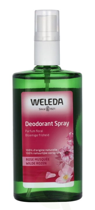 Weleda Wilde Roses Deodorant Spray 100 ml i gruppen HELSE OG SKJØNNHET / Duft og parfyme / Deodorant hos TP E-commerce Nordic AB (D44275)