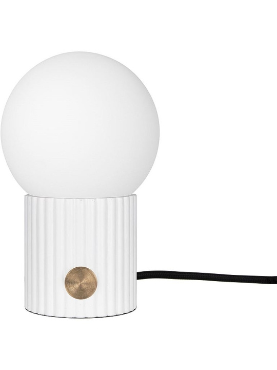 Globen Lighting Bordslampa Hubble 15 613308 Vit/Mässing Globen Lighting i gruppen Elektronikk / Lys / Bordlamper hos TP E-commerce Nordic AB (D44296)