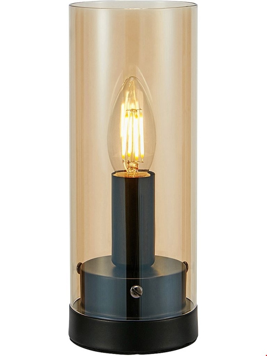 Markslöjd Bordslampa POST 1L 9 cm Sv/ Amb 108719 Markslöjd i gruppen Elektronikk / Lys / Bordlamper hos TP E-commerce Nordic AB (D44408)