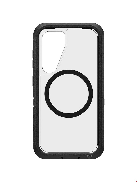 Otterbox Defender XT Clear Magnets Samsung Galaxy S25 Dark Side - clear/black i gruppen SMARTTELEFON & NETTBRETT / Mobilbeskyttelse / Samsung hos TP E-commerce Nordic AB (D44591)