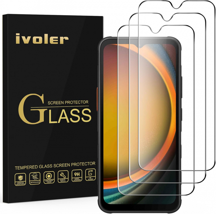 Otterbox Glass Galaxy Xcover7 - Clear - Propack Otterbox i gruppen SMARTTELEFON & NETTBRETT / Mobilbeskyttelse / Samsung hos TP E-commerce Nordic AB (D44616)